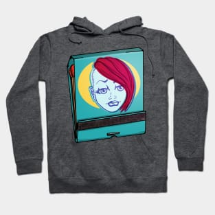 Scene Girl (blue) Hoodie